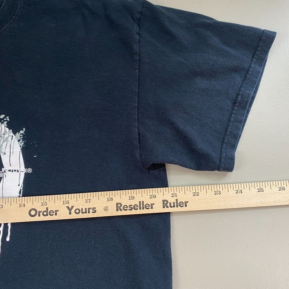 Ecko Unltd T Shirt Mens Large Rhino Puff Print Drip Y2K Streetwear Hip Hop Black - Picture 9 of 11